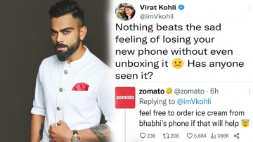 ਨਵਾਂ ਫ਼ੋਨ ਗੁਆਉਣ ਤੇ ਵਿਰਾਟ ਨੂੰ Zomato ਨੇ ਦਿੱਤੀ ਇਹ ਸਲਾਹ