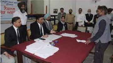 The National Lok Adalat was organized throughout the State of Punjab