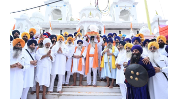  ਗੁਰਦੁਆਰਾ ਧੋਬੜੀ ਸਾਹਿਬ ਤੋਂ ਖ਼ਾਲਸਾਈ ਜਾਹੋ ਜਲਾਲ ਨਾਲ ਆਰੰਭ ਹੋਇਆ ਸ਼ਹੀਦੀ ਨਗਰ ਕੀਰਤਨ